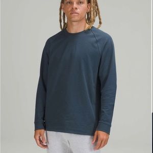 Lululemon sweatshirt city sweat crew pullover blue
